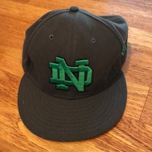 Notre dame new era flat brim